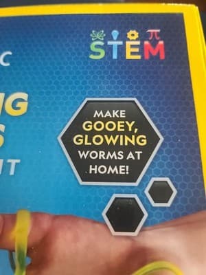 National Geographic STEM Amazing Worms Chemistry Kit, Make Gooey Glowing Worms - Thumbnail 2