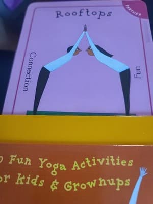 Barefoot Books Yoga Pretzels 50 Yoga Activity Cards Illustrated Deck w/ Box - Thumbnail 5