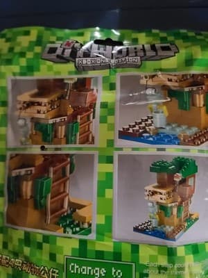 Minecraft XBOX ONE EDITION DIY Interlocking Blocks Minecraft Age 6+ Bag - Thumbnail 3