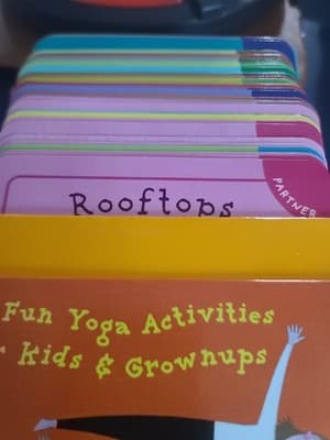 Barefoot Books Yoga Pretzels 50 Yoga Activity Cards Illustrated Deck w/ Box - Thumbnail 4
