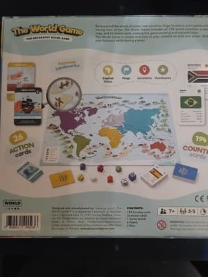 Sweetips d.o.o. The World Game Geography Educational Board Game 2-5 Players 7+ - Thumbnail 3