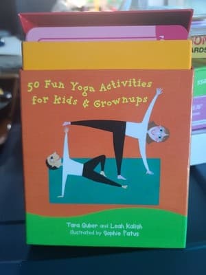 Barefoot Books Yoga Pretzels 50 Yoga Activity Cards Illustrated Deck w/ Box - Thumbnail 2