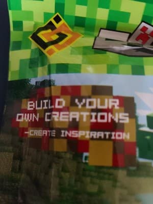 Minecraft XBOX ONE EDITION DIY Interlocking Blocks Minecraft Age 6+ Bag - Thumbnail 7