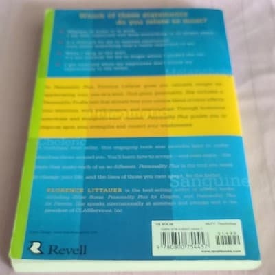 Florence Littauer Personality Plus (Revell) Trade Paperback, English - Thumbnail 2