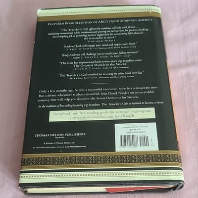 Andy Andrews Traveler's Gift (2002) Hardcover - Thumbnail 2
