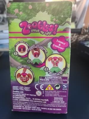Spin Master Zoobles Spring to Life Set w/ 1 Zooble & 1 Happitat, 4+, NIB 2011 - Thumbnail 2