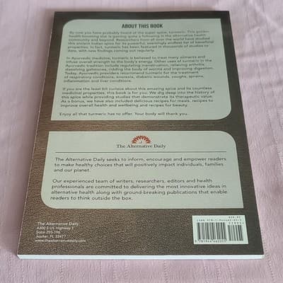 The Alternative Daily The Turmeric Testament Paperback - Thumbnail 2