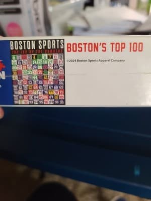 White Mountain Boston Sports Top 100 1000-Piece Interlocking Puzzle 2024 - Thumbnail 3