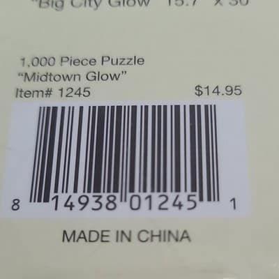 Andrews + Blaine Paulo Romero Midtown Glow 1000pc Interlocking Puzzle 12+ #1245 - Thumbnail 3
