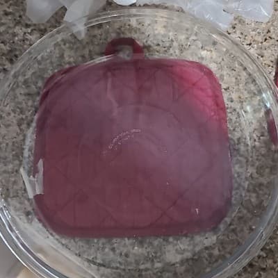 CorningWare Clear Glass Pie Dish 1.9L Oven Safe B-703 9" Vintage - Thumbnail 2