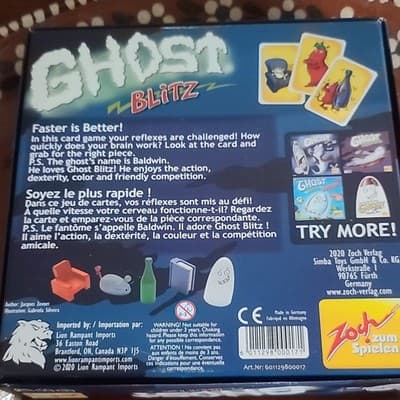 Zoch Ghost Blitz Complete Card Game 2-8 Players 2020 Spiel des Jahres - Thumbnail 2