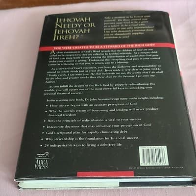 John Avanzini Rich God Poor God (2001) Hardcover Christianity Personal Finance - Thumbnail 2