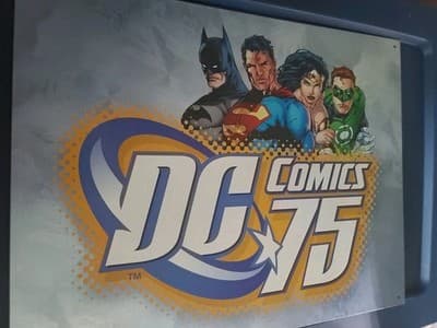 5 DC Comics Metal Decorative Sign Lot Retro - Thumbnail 6
