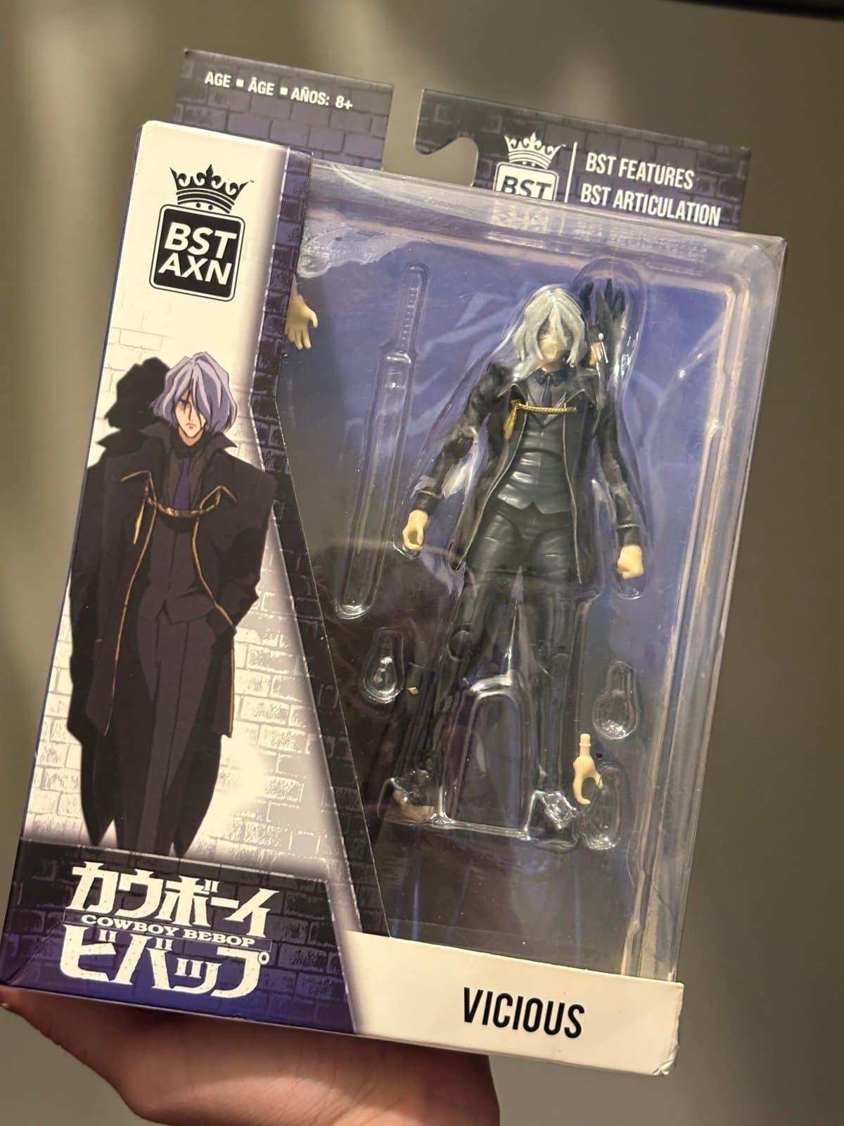Cowboy Bebop Vicious BST AXN Figurine - Thumbnail 2