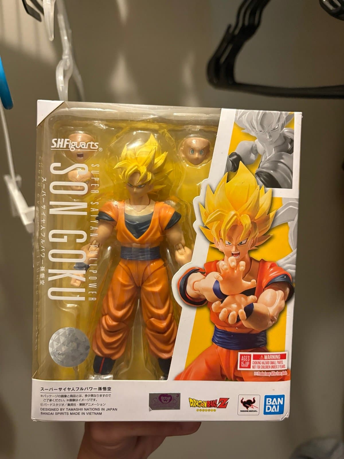 S.H.Figurarts Son Goku Super Saiyan Full Power DBZ Action Figure - Thumbnail 3