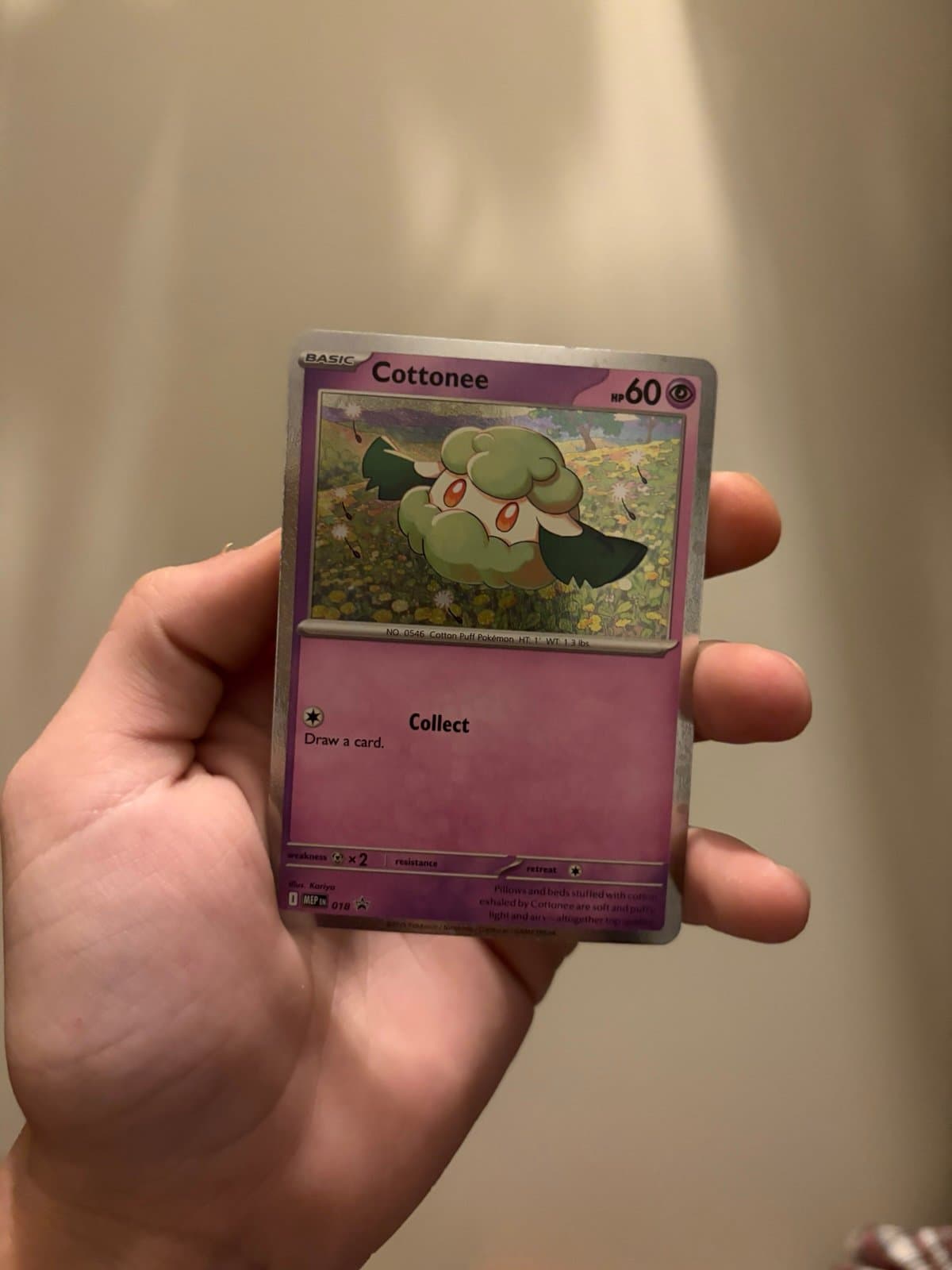 Pokemon TCG Cottonee Cosmo Holo - Thumbnail 2