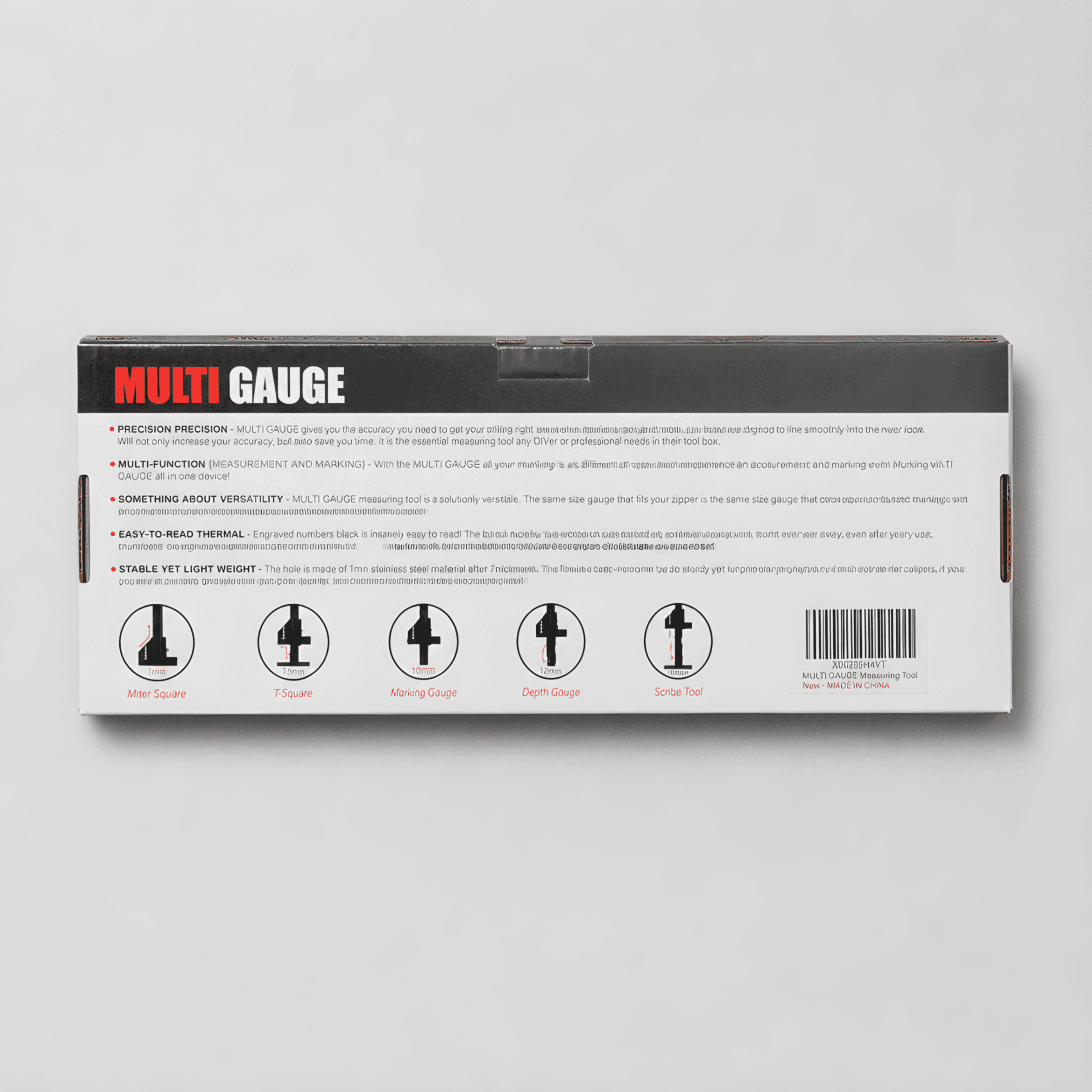 Multi Gauge Measuring Tool Metric & Inch - Thumbnail 2