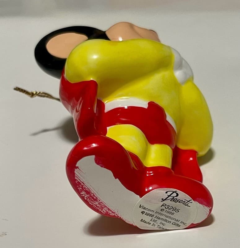 Vintage 1989 Mighty Mouse Suction Cup Figurine Viacom - Thumbnail 4