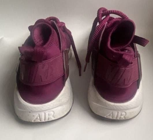 Kids Nike Air Huarache Ultra Maroon Sneakers Size 6Y - Thumbnail 5