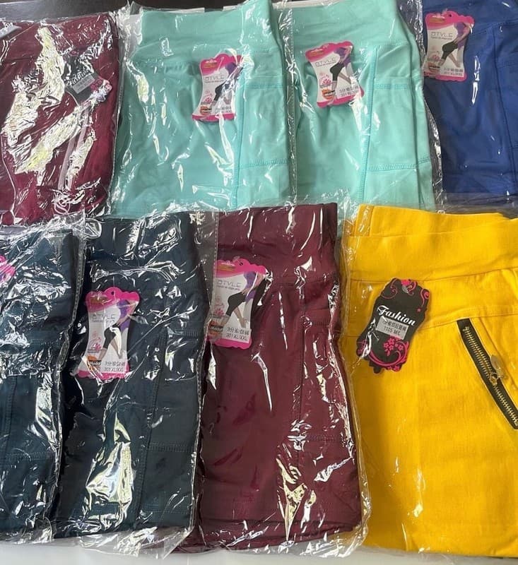 Wholesale Lot of Style Fashion Modal High Waist Yoga Shorts w/ Pockets – XL/XX - Thumbnail 3