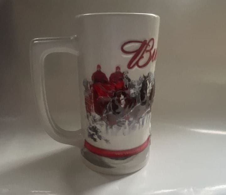 2011 Budweiser Holiday Stein Clydesdale Beer Mug - Thumbnail 3