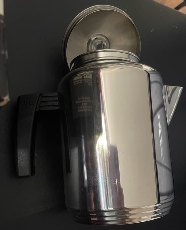 Copco 8-Cup Stainless Steel Stove Top Percolator - Thumbnail 6