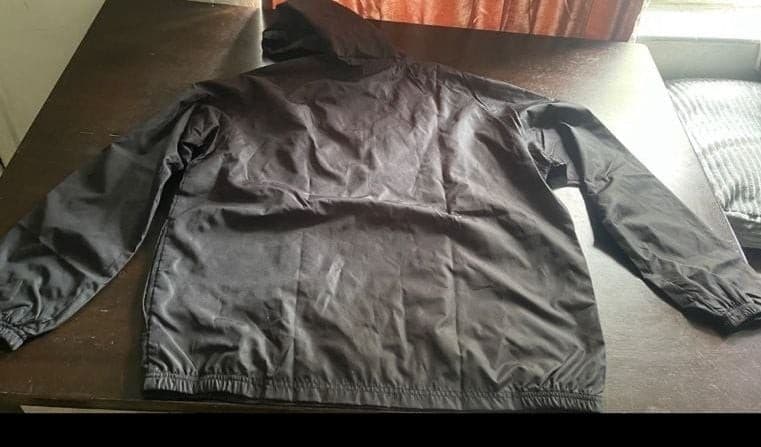Carolina Panthers NFL Quarter-Zip Hooded Windbreaker Jacket Large - Thumbnail 2