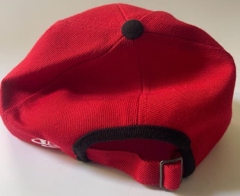 Vintage Chicago Bulls Logo Athletic Snapback Hat Black Striped Brim Cap - Thumbnail 3