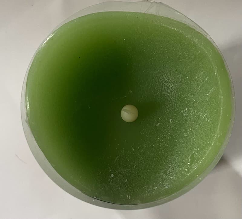 Nantucket Distributing Green Flameless LED Pillar Candle with 5-Hour Timer - Thumbnail 4