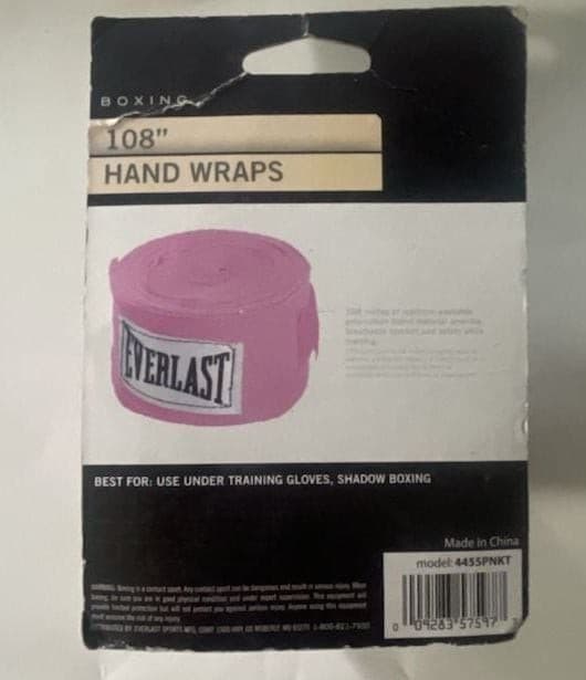 Everlast Hand Wraps, 108", Pink – for Boxing, Training & Exercise - .com, - Thumbnail 2