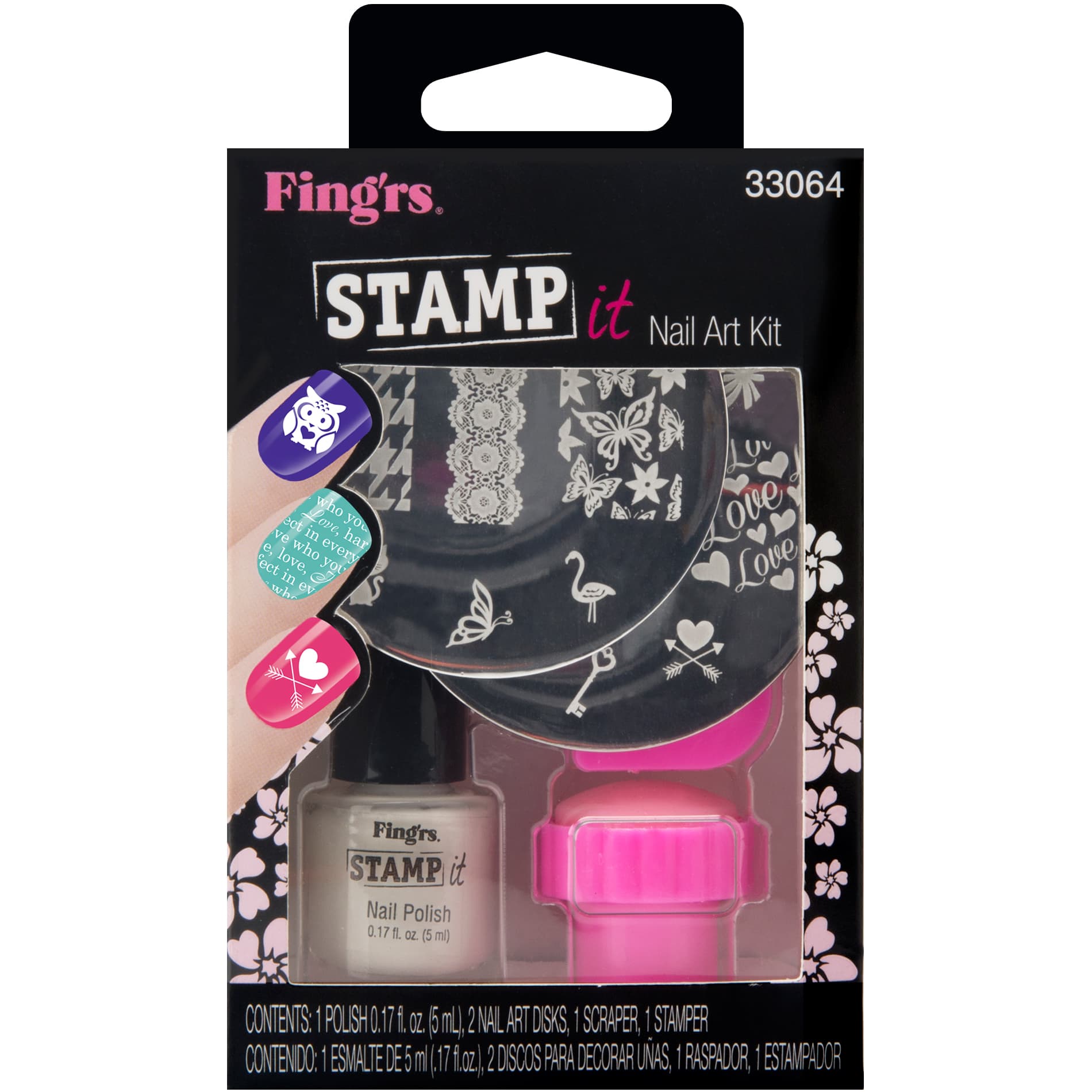 Fing'rs Heart 2 Art Stamp It Nail Art Kit