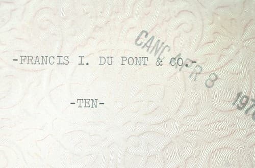 G And W Land And development CO Canceled Stock Certificate Signed/stamped By... - Thumbnail 2