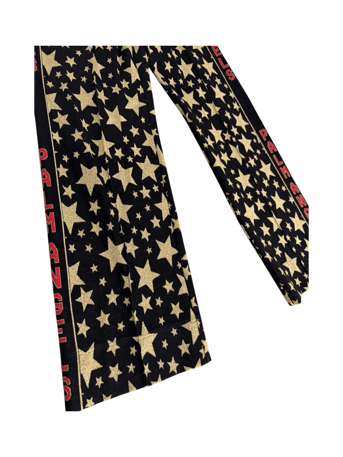 Palm Angels Star-jacquard Wide Leg Track Pants - Thumbnail 5