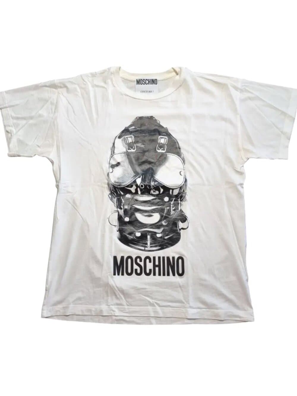 Moschino Latex Hood Graphic T-Shirt - Thumbnail 2