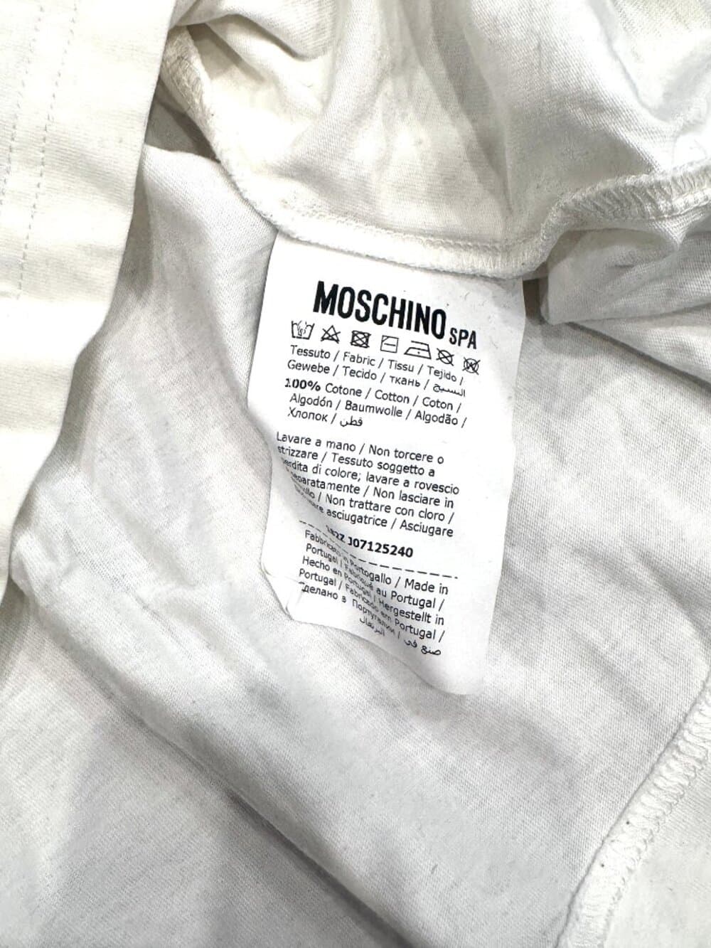 Moschino Latex Hood Graphic T-Shirt - Thumbnail 5