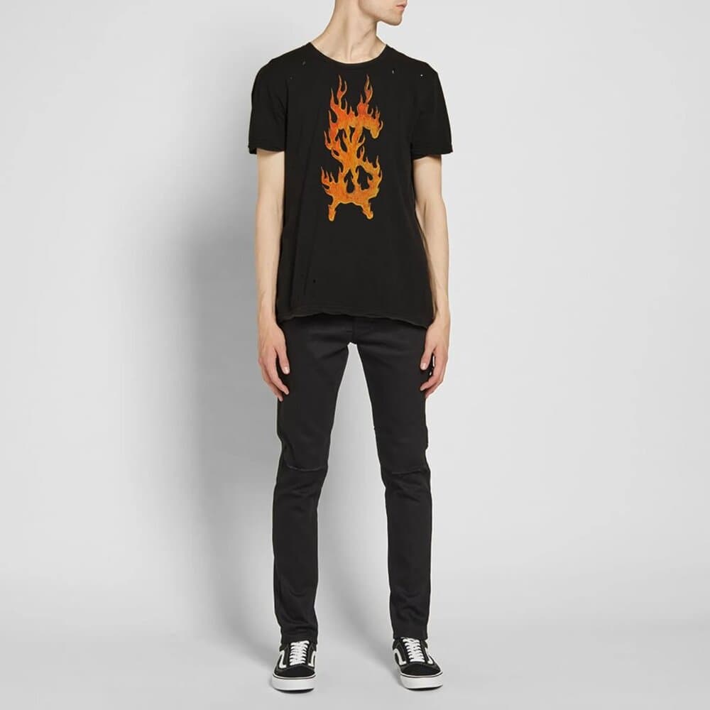 Ksubi x Travis Scott Flaming Dollar Tee - Thumbnail 4