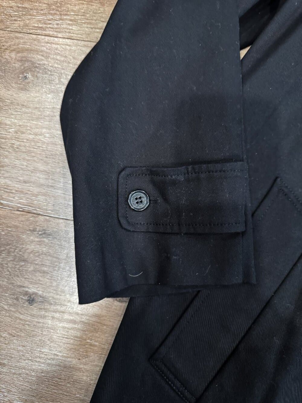 Zara x Steven Meisel Black Cotton Blend Coat - Thumbnail 4