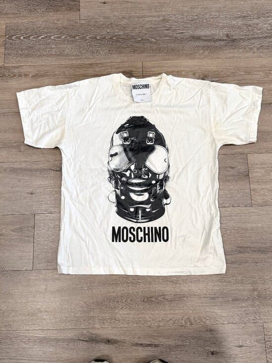 Moschino Latex Hood Graphic T-Shirt - Thumbnail 7