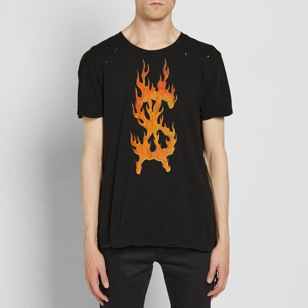 Ksubi x Travis Scott Flaming Dollar Tee