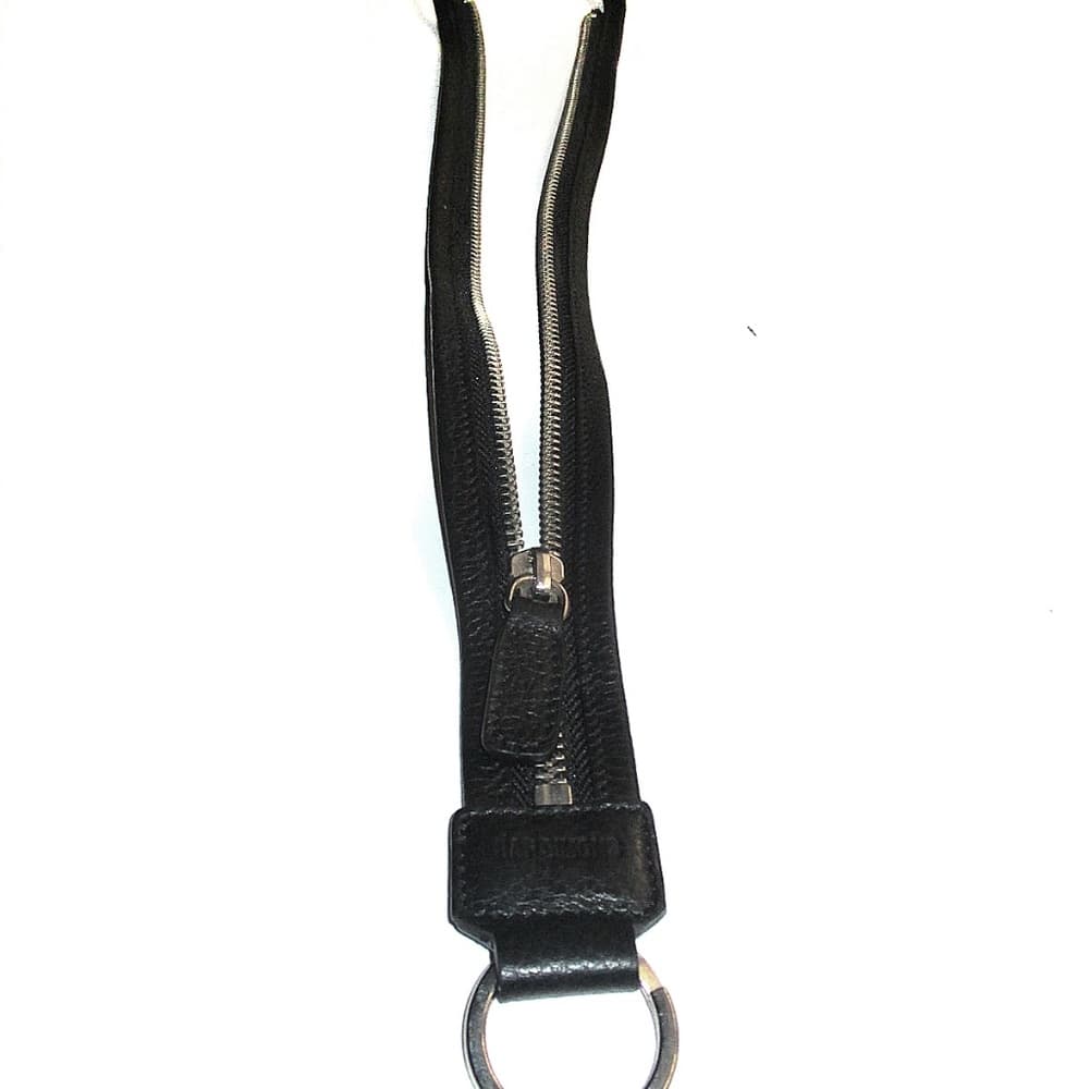 Raf Simmons Leather Zip lanyard - Thumbnail 3