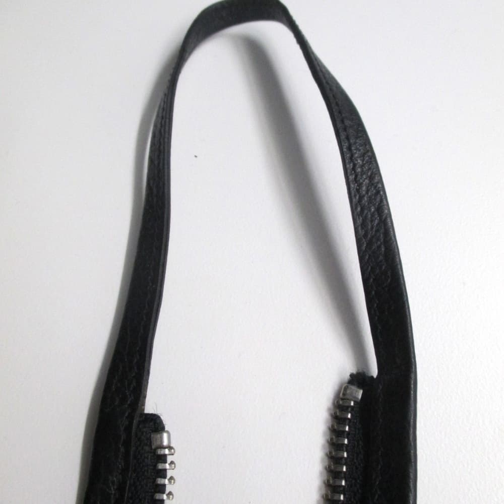Raf Simmons Leather Zip lanyard - Thumbnail 6
