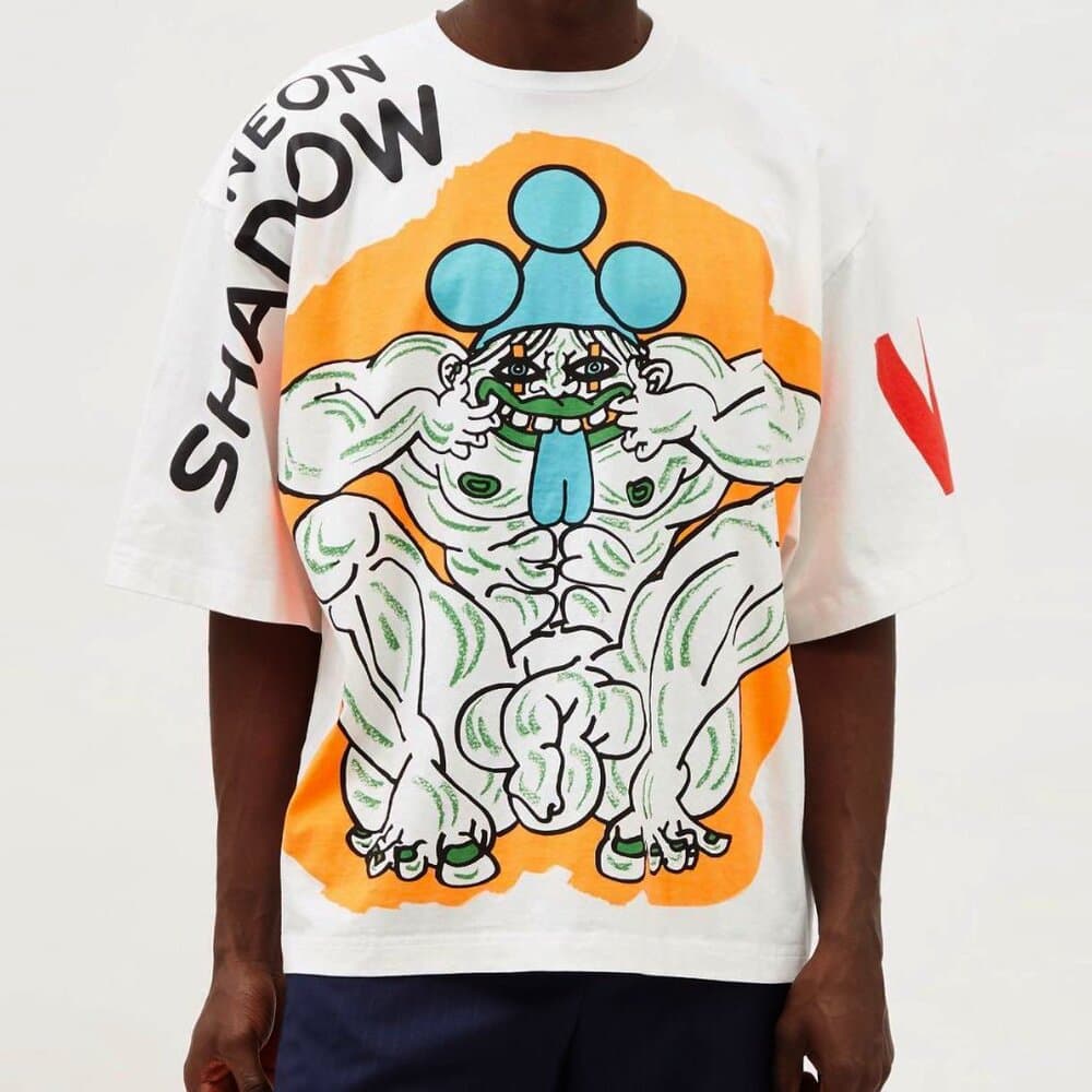 Walter van Beirendonck SS22 "Neon Shadow" t-shirt - Thumbnail 2