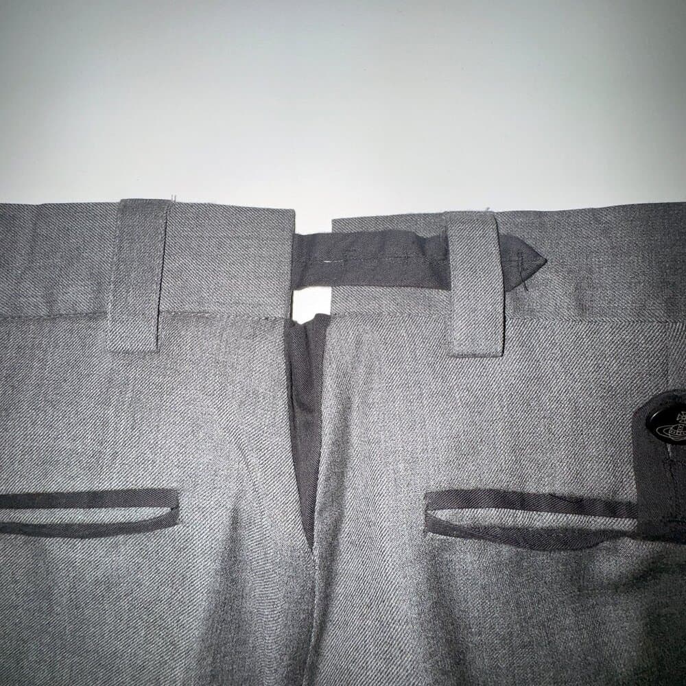 Vivienne Westwood Grey Wool Suit size - EU 52 Mid 2000s 3-Button Single Breasted - Thumbnail 12