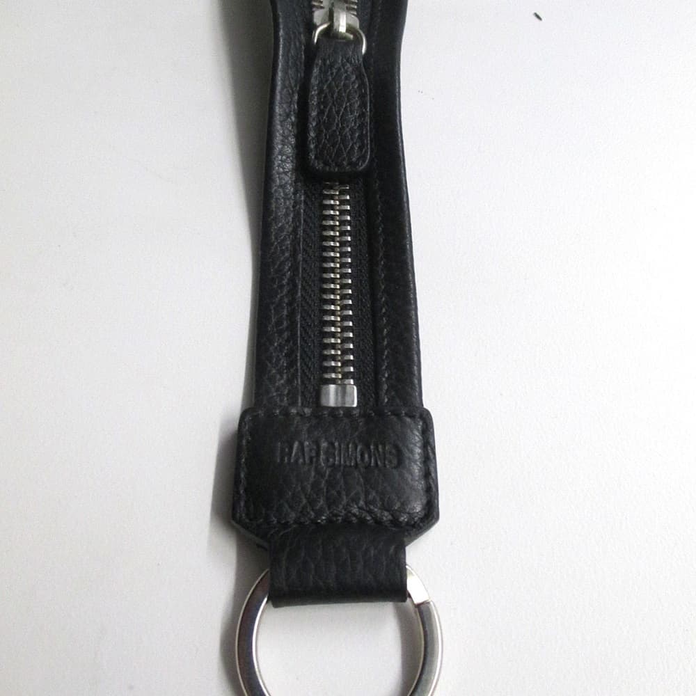 Raf Simmons Leather Zip lanyard - Thumbnail 4