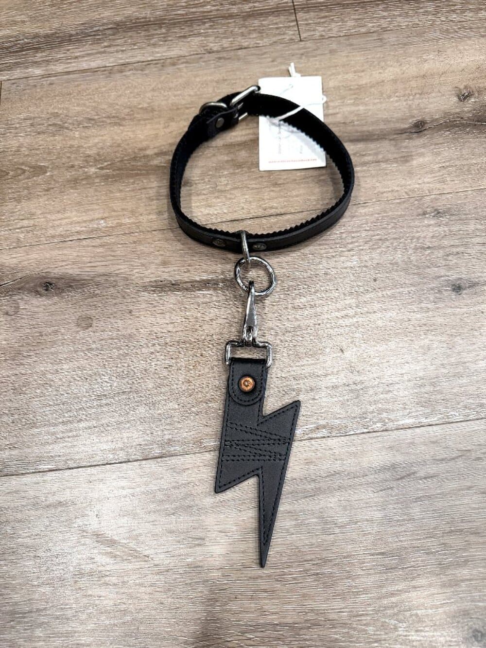 Walter Van Beirendonck AW22 "Bolt + Hook" Leather Keychain & Dog Collar Set - Thumbnail 12