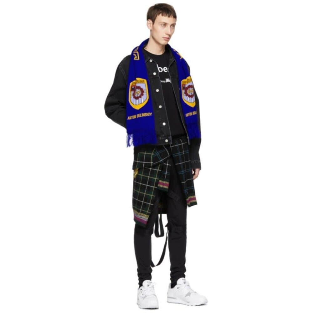 Burberry Black Bondage Strap Leggings - Thumbnail 2