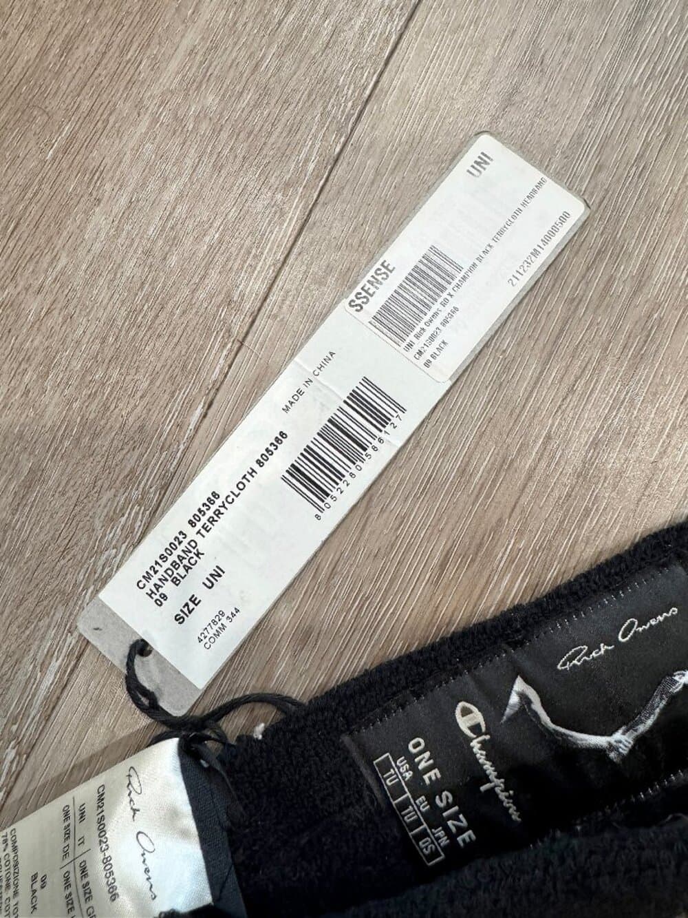 Rick Owens x Champion Collaboration Headband - Thumbnail 6