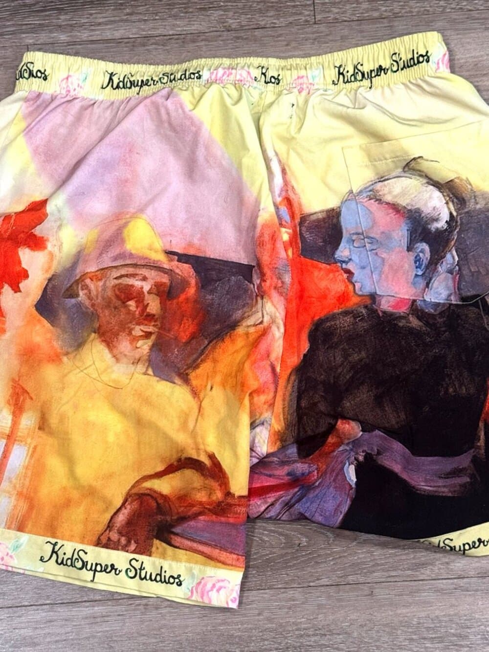KidSuper Printed Shorts - Sad At The Bar. XL - Thumbnail 4
