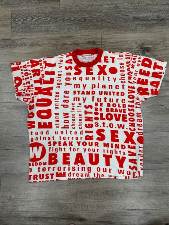 WALTER VAN BEIRENDONCK WORDS TEE F/W 20 W:AR - Thumbnail 14