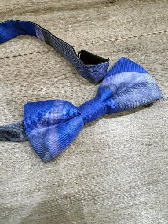 Vivienne Westwood's signature distressed Union Jack print bow tie - Thumbnail 7